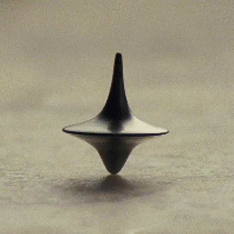 1pc Hot Movie Totem Metal Gyro Silvery Hand Spinning Top Fingertips Small Cyclone Gyroscope Anti Stress Fidget Toys for Adult