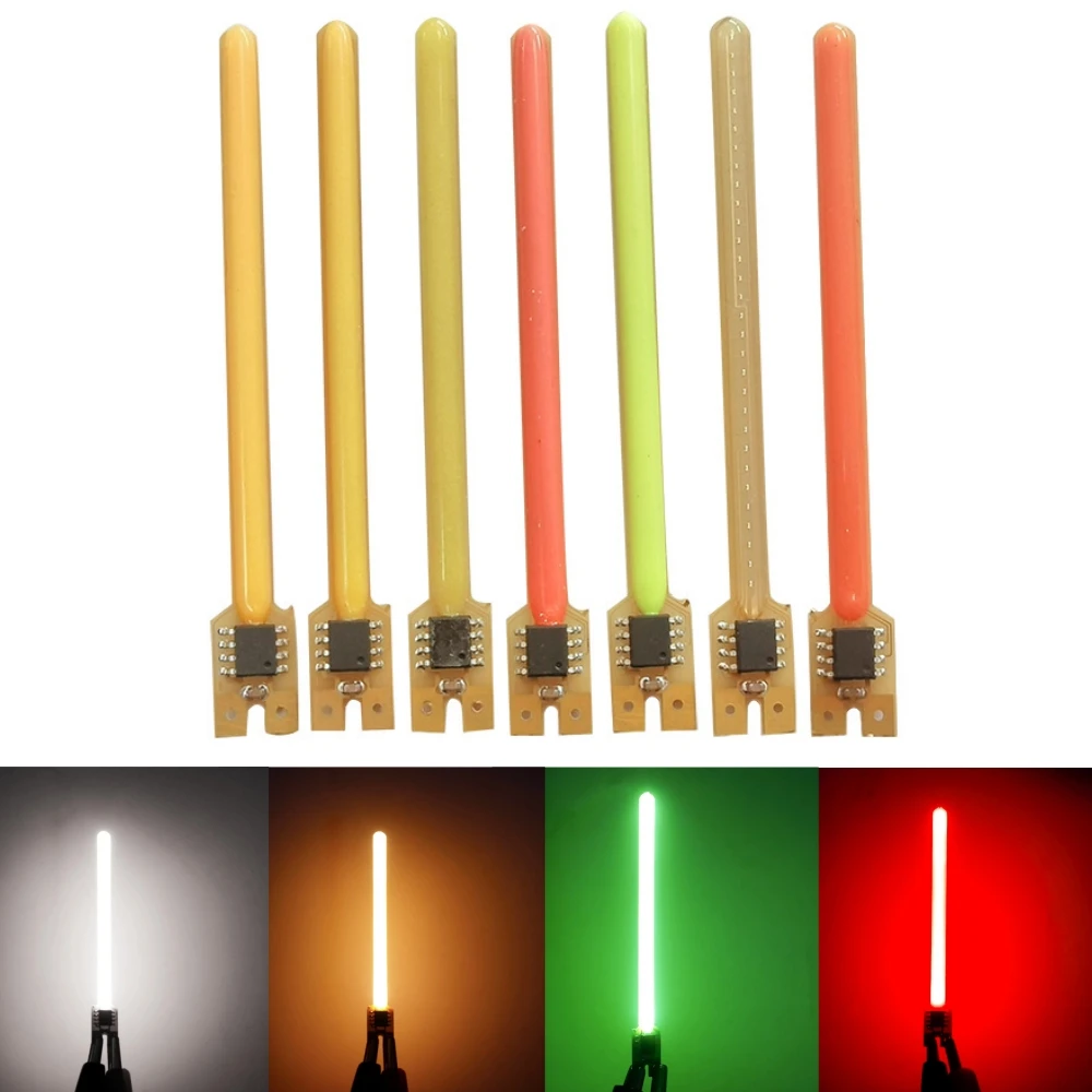 DC 3V LED Filament Diodes Parts Incandescent Light Accessories 40/59/70MMLED Cob Meteor Shower Flowing Water Lamp Red Pink Blue image 2