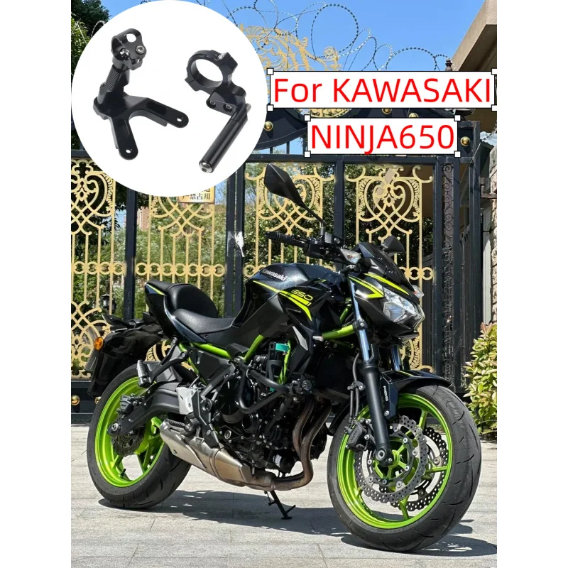 

For KAWASAKI NINJA650 NINJA 650 2017-2021 ninja Motorcycle Aluminium Steering Stabilizer Damper Mounting Bracket Kit