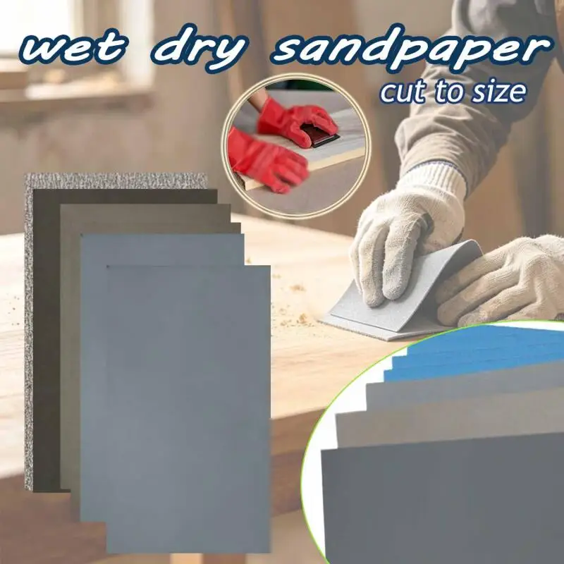 

10/15/20pcs Dry and wet sandpaper grit 80~4000 suitable for car polishing finishing wooden furniture and woodworking carving