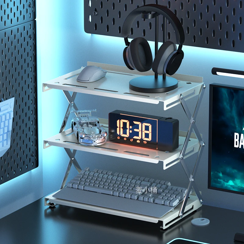 Gaming table with foldable figure display stand