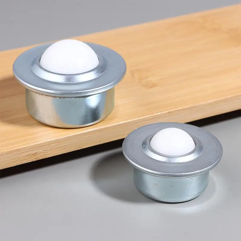 

Hardware Nylon Ball Caster CY-8H/12H/15H/22H/30H Universal Nylon Ball Pulley Casters Steel Eye Round Wheel Furniture