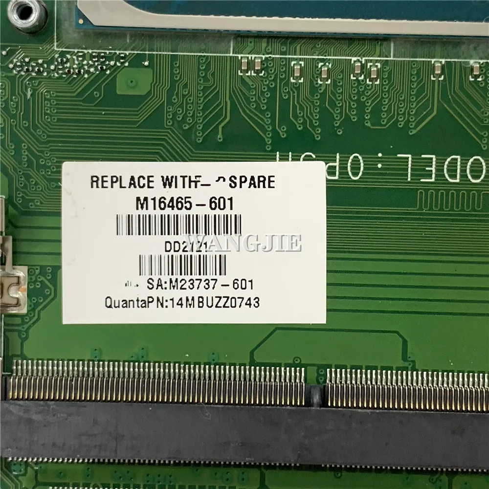 HP 15T-DY200 15-DY 노트북 마더보드 M16465-601 M16465-001 UMA i7-1165G7 DA0P5MB38A0 DA0P5HMB8E0 100% 작동