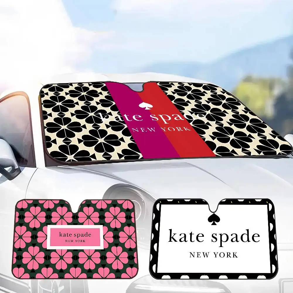 

K-Kate S-Spade Car Windshield Sunshade Cover Foldable Automotive Sun Shade Visor Window Uv Reflector Cars Keep Car Cool