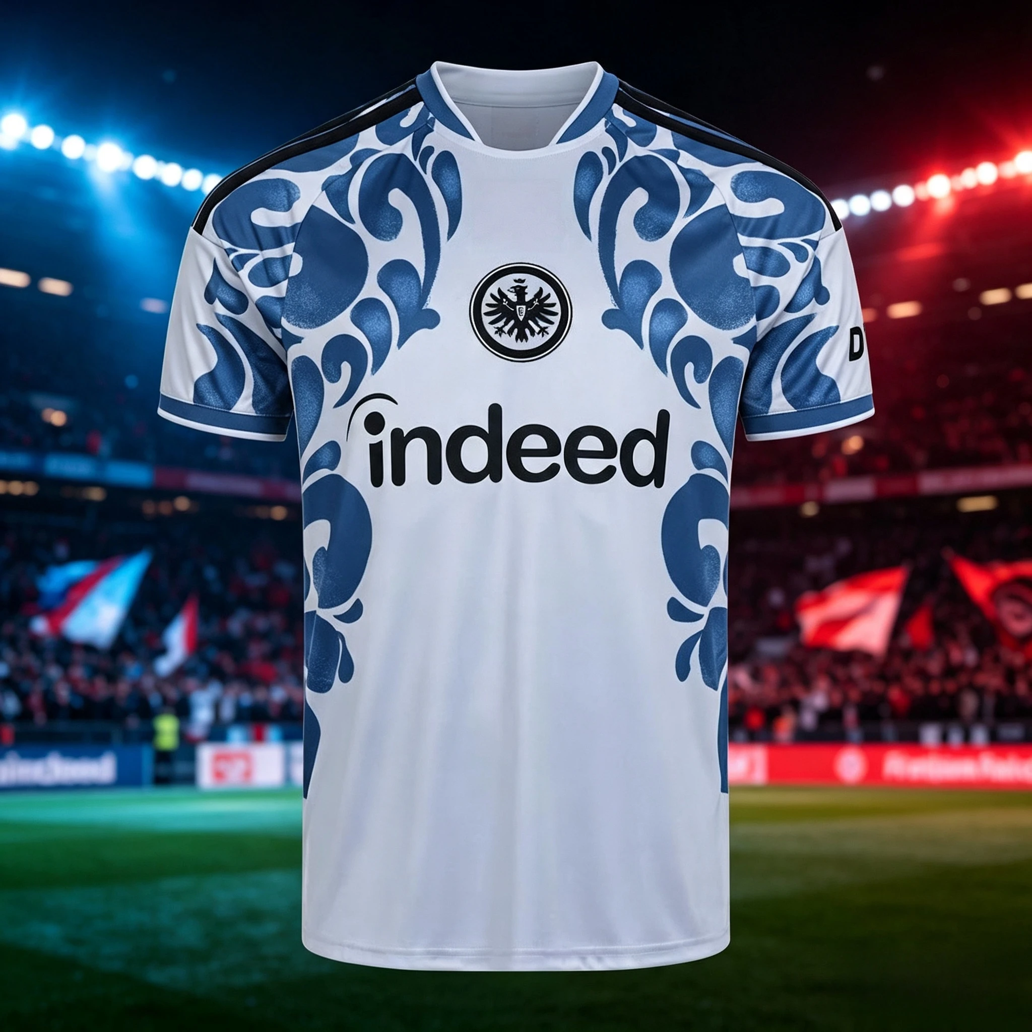 26-27 Season Frankfurt Football Jersey Shirt, Fan Jersey 3D Print Tshirt, Men Summer Training Breathable Quick Drying Sweatshirt