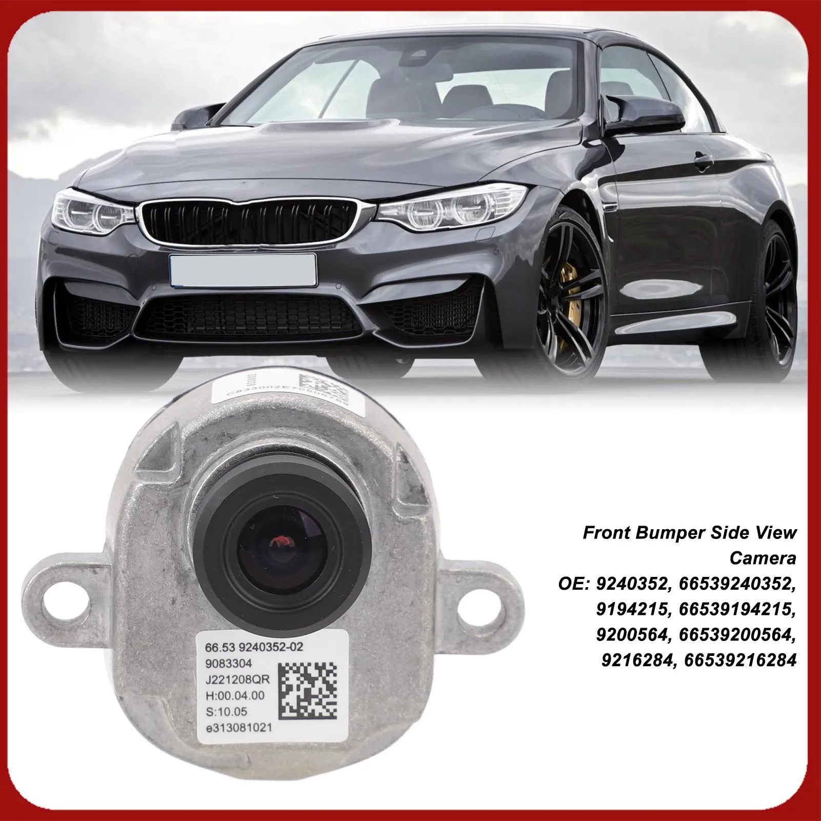 Front Bumper Side View Camera Wide Angle View 9240352  66539240352