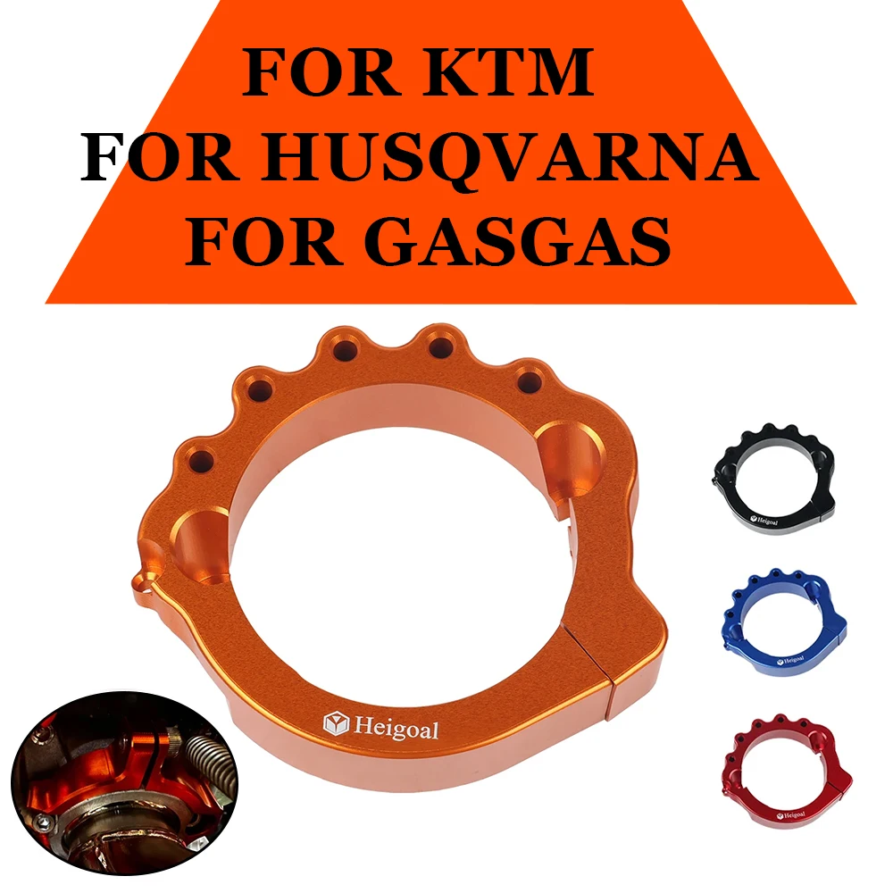 

Наконечник выхлопной трубы мотоцикла, зажим для труб, фланцы для KTM TPI EXC 300 250 XC-W SX XC XC-W 6D Husqvarna TE TC TX GasGas EX EC MC