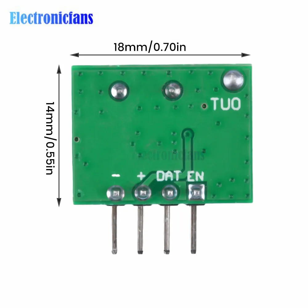 RF Receiver and Transmitter Module DIY Kit 433Mhz Super Outlier RF Module