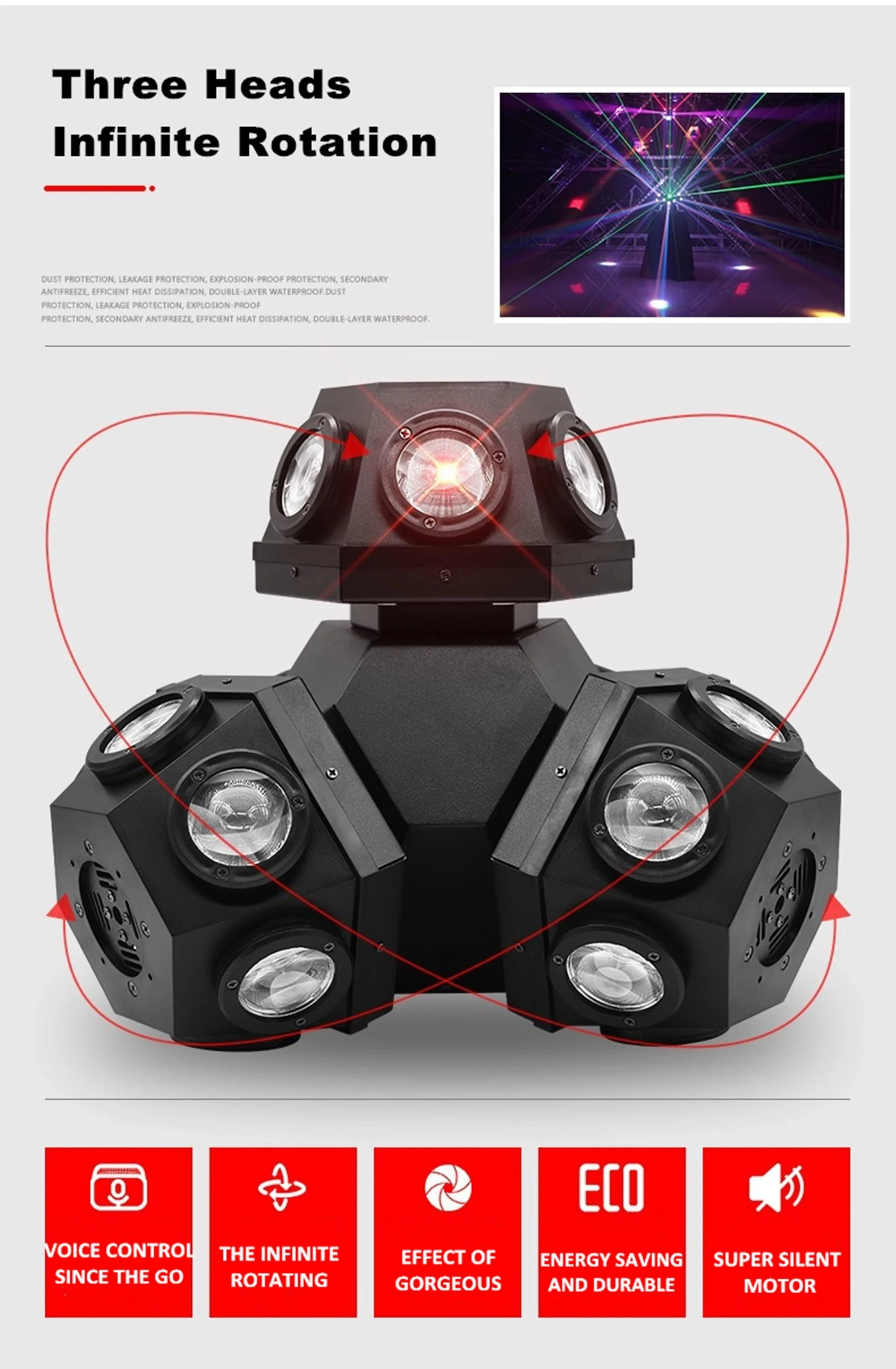 Led laser feixe bola de luz 18x10w 4in1 movendo a cabeça lâmpada palco audiência projetor lâmpadas controlador dmx dj discoteca bar luzes festa