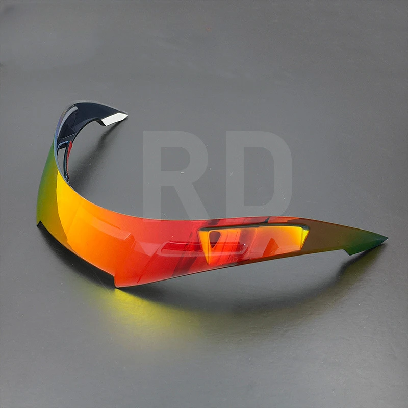 Suitable for AGV K6 Helmet Modified Large Tail Multi-color Optional Gold Red Plated Aurora Red Blue，2024