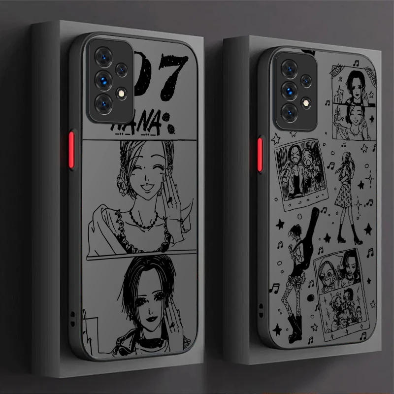 Popular Cool Anime NANA Case For Samsung Galaxy A07 A17 A34 A54 A05 A05S A24 A14 A53 A33 A23 A52 A52S A32 A22 A12 A71 A51 A31