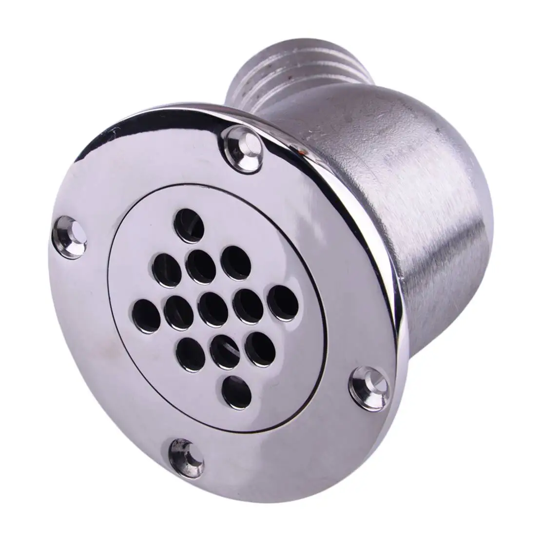 

Silver Deck Drain Scupper With Checking Ball Fit for Marine Ship Boat Sailboat Yacht Stainless Steel