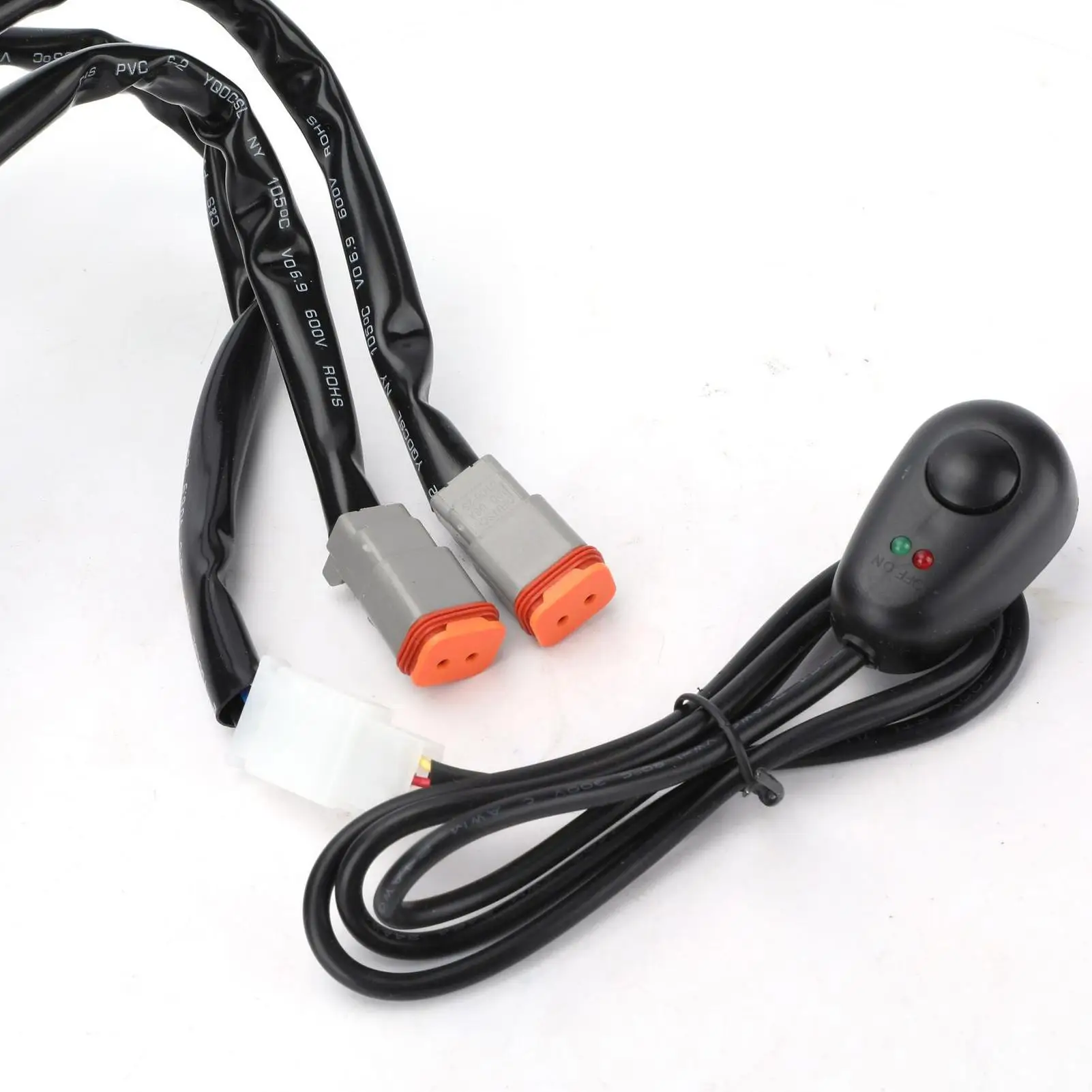 

Light Bar Wiring Harness Kit 12V 24V Car Fog Spotlight Harness Light Bar Insulation Wiring For Offroad Truck Sedan Commercial