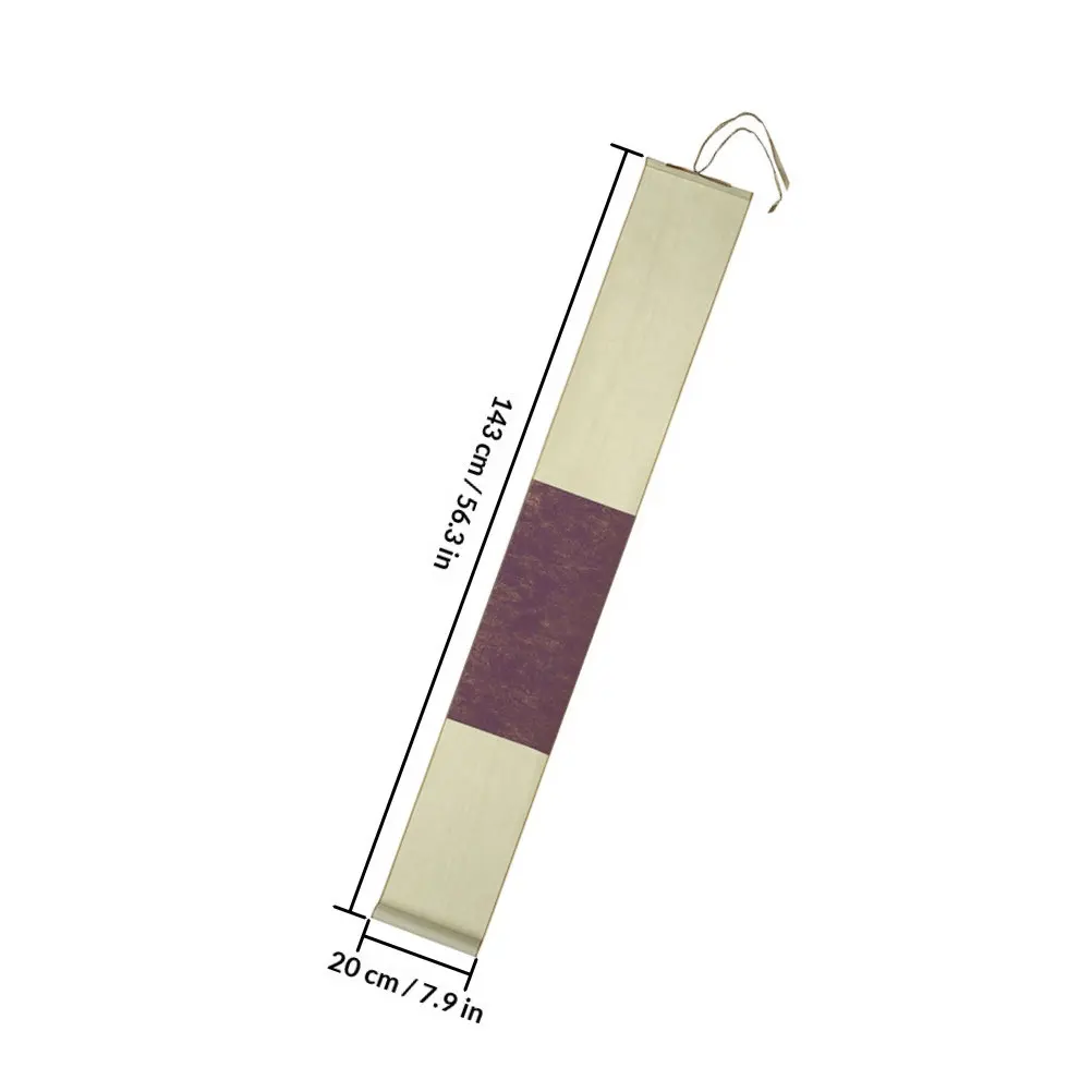 2Pcs Chinese Calligraphy Xuan Paper Scroll Blank Painting Scroll with High Absorbency Clear Texture Good Toughness for Sumi Ink