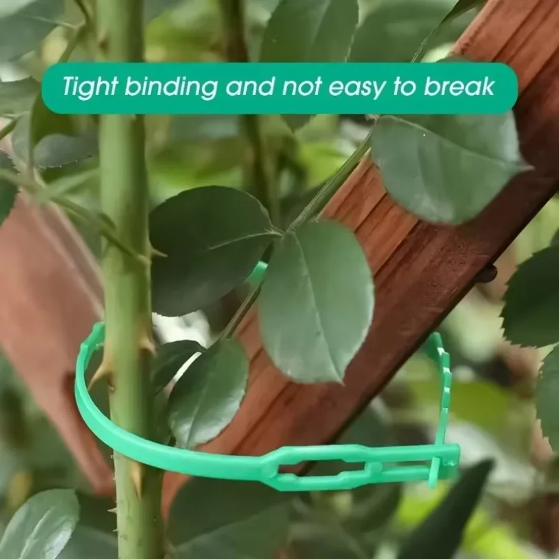 Adjustable Plastic Plant Cable Ties Reusable Self-locking Ties Garden Plant Vine Supports Cable Ties Stem Tomato Clip Fastener