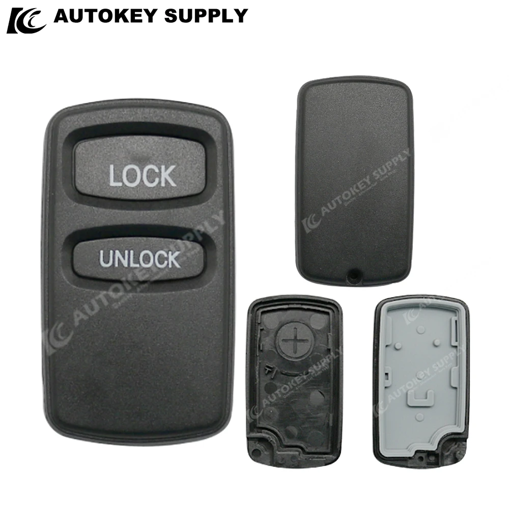 

AutokeySupply For 2 Buttons Remote Car Key Shell AKMSS214