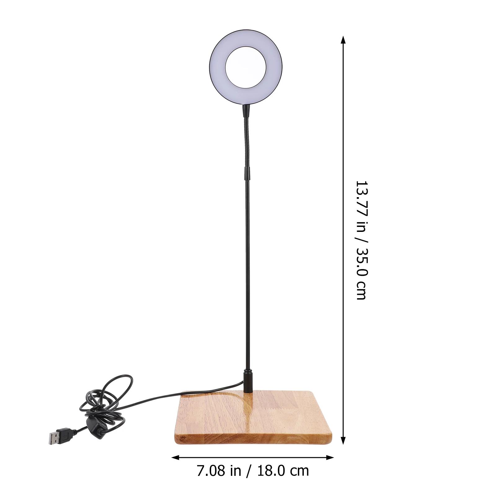 

1Pcs Aquarium LED Lamp USB Powered Fish Tank Fill Light High Brightness Adjustable Lighting for Plants Water Grass Aquatic