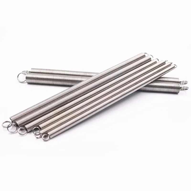 6pcs/lot 0.3x3x300mm Stainless Steel Extension Spring Tension Springs 0.3*3*300mm