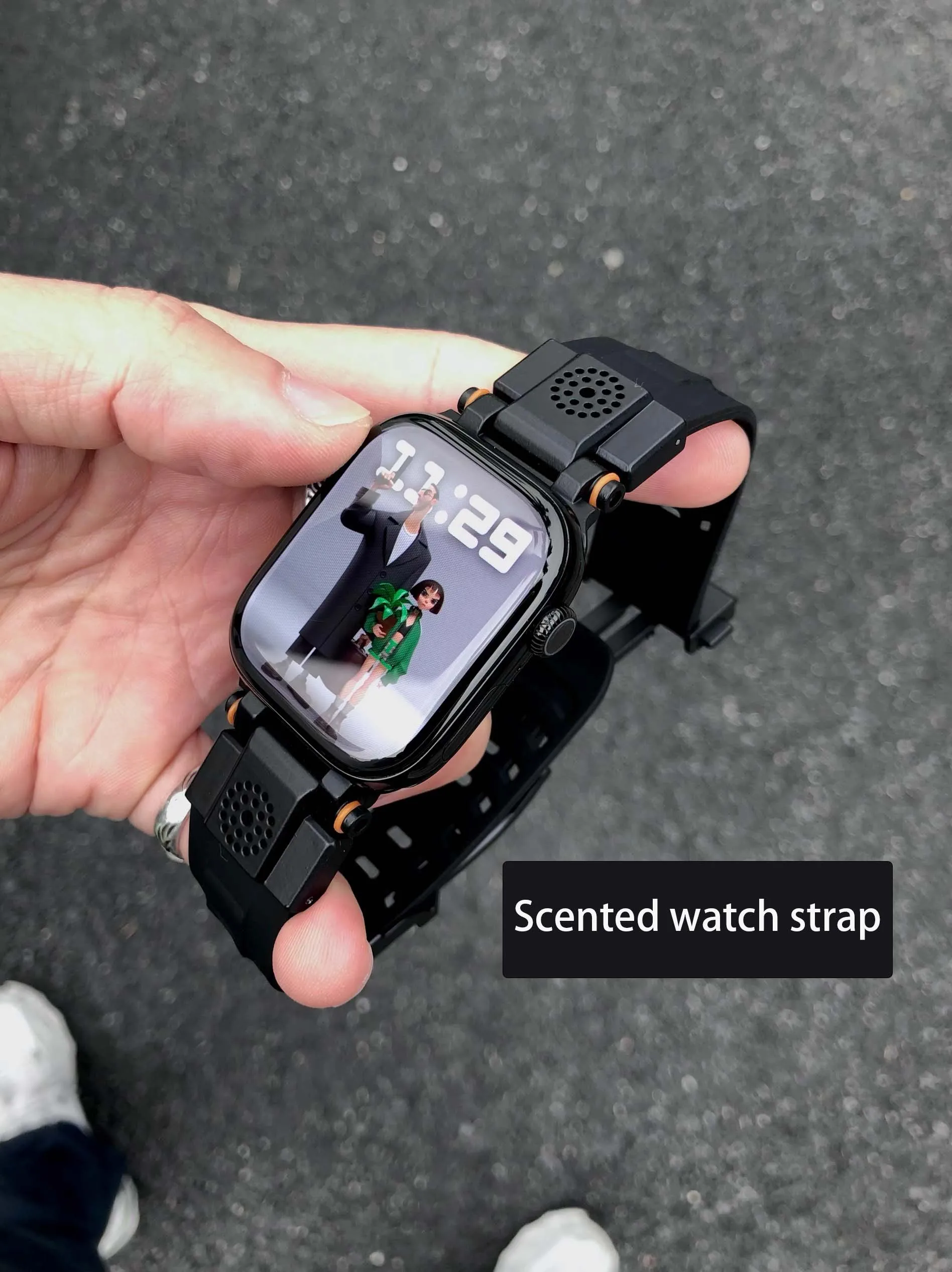

Kaker Storm perfume new model suitable for Watch iwatch strap ultra creative s10 folding buckle 987
