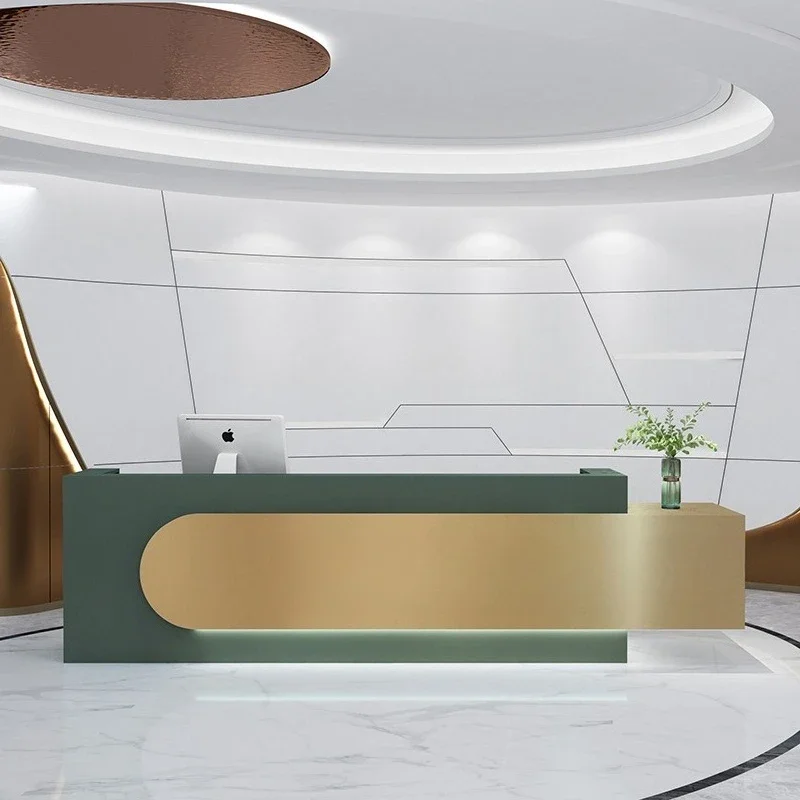 Training Institution Reception Desk Beauty Salon Welcome Front Desk Simple and Modern