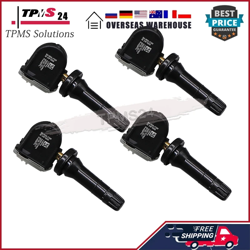 

4PCS 433MHZ TPMS Tire Pressure Sensor For DFSK Landian E3 E5 S513 Fencon 500 580Pro S560 AITO M5 M9 SERES SF5 3641050-FS01