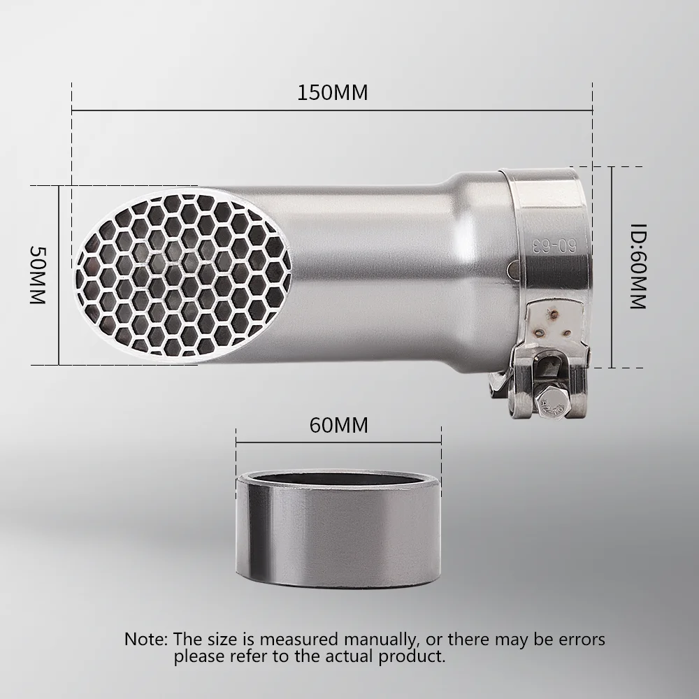 Motorcycle GP Exhaust System Slip On High - Efficiency Stainless Steel Muffler With Mesh For Z900 Z900e A2 2017-2022