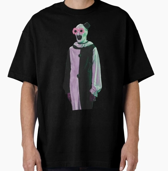

Art The Clown Terrifier Graphic Print Men's and Women's Loose Short Sleeved T-shirts for Casual Wear, Luxury Clothing