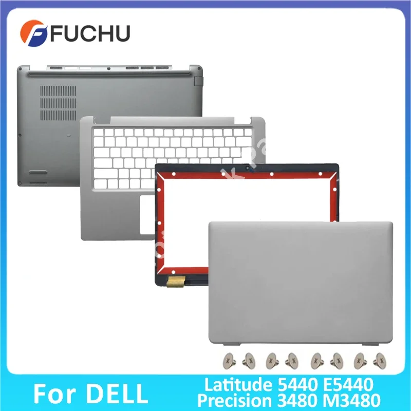 

NEW Case For Dell Latitude 5440 E5440 Precision 3480 M3480 Replace LCD Back Cover Front Bezel Bottom Case 07C1DW 03XF4T 05PRPY