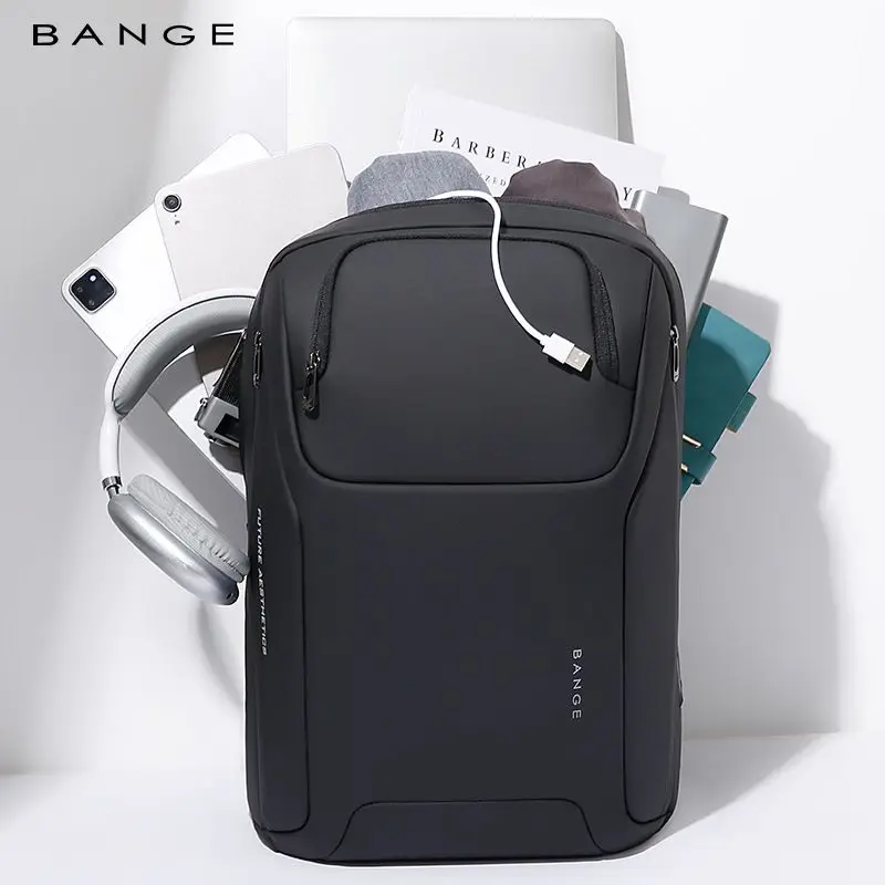 Bange New USB Laptop Backpack Multifunctional Waterproof Large Capacity Travel Bags Daily Work Business Backpack Mochila For Men