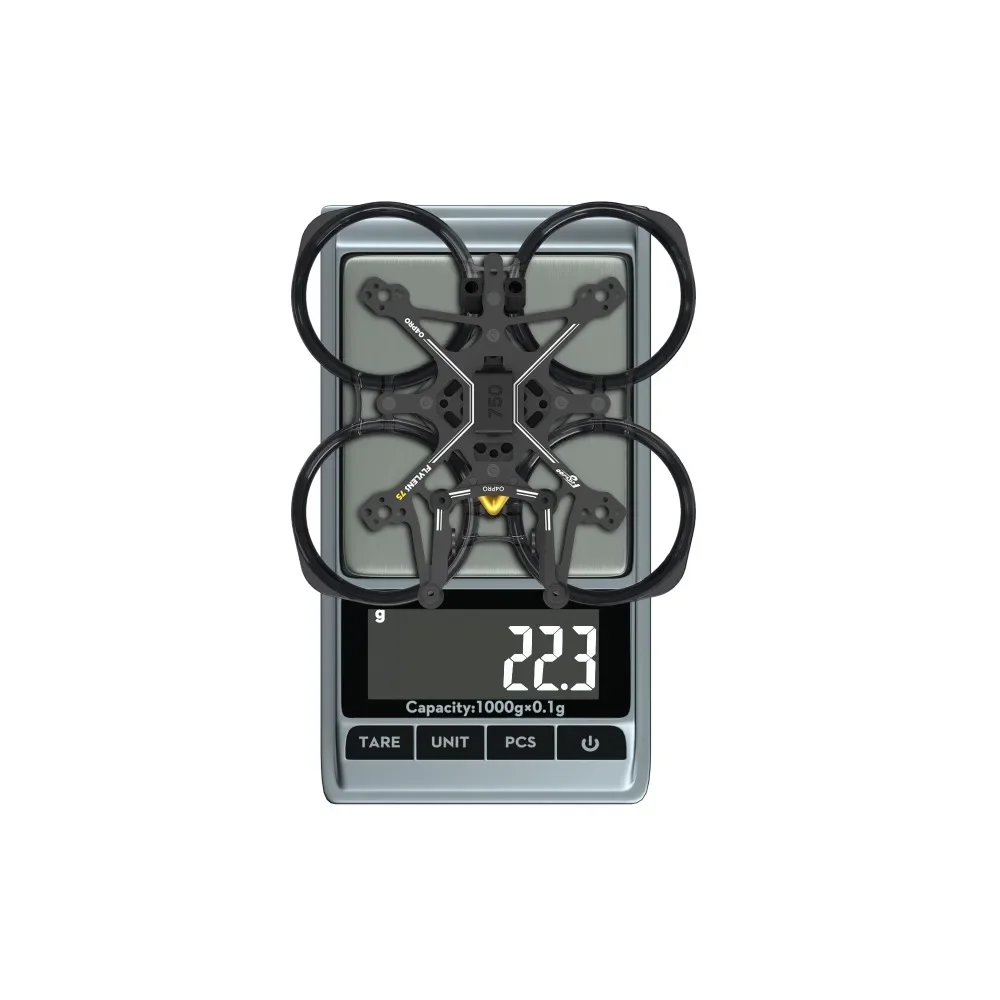 Flywoo FlyLens 75 1,6 inch FPV Drone Frame Kit voor O3 Lite O4 O4 Pro, koolstofvezel RC Quadcopter DIY-bouwonderdelen met hardware
