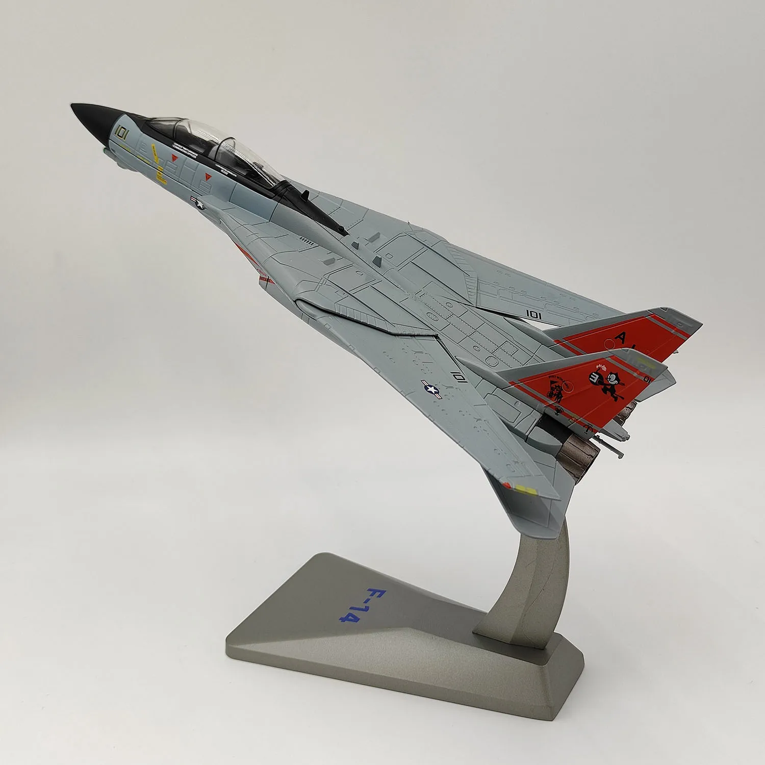 

Diecast AF1 1:72 Scale F14A Male Cat Fighter Jet Simulation Alloy Carrier-based Aircraft Model Collectible Toy Gift Souvenir