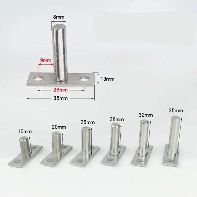 

External Handle Door And Window Curtain Wall Accessories T-shaped Fork Transmission Rod Hardware Connection Round Pin