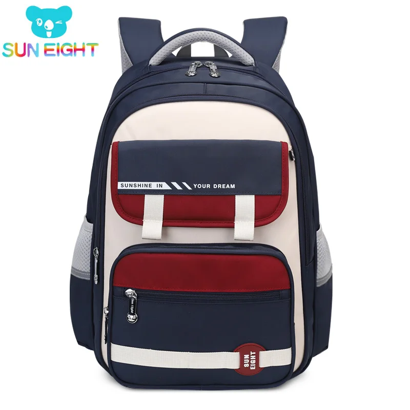 

SUN EIGHT 17inch Large Capacity School Bags For Teenager Girl Backpacks Student Bookbag Waterproof Nylon