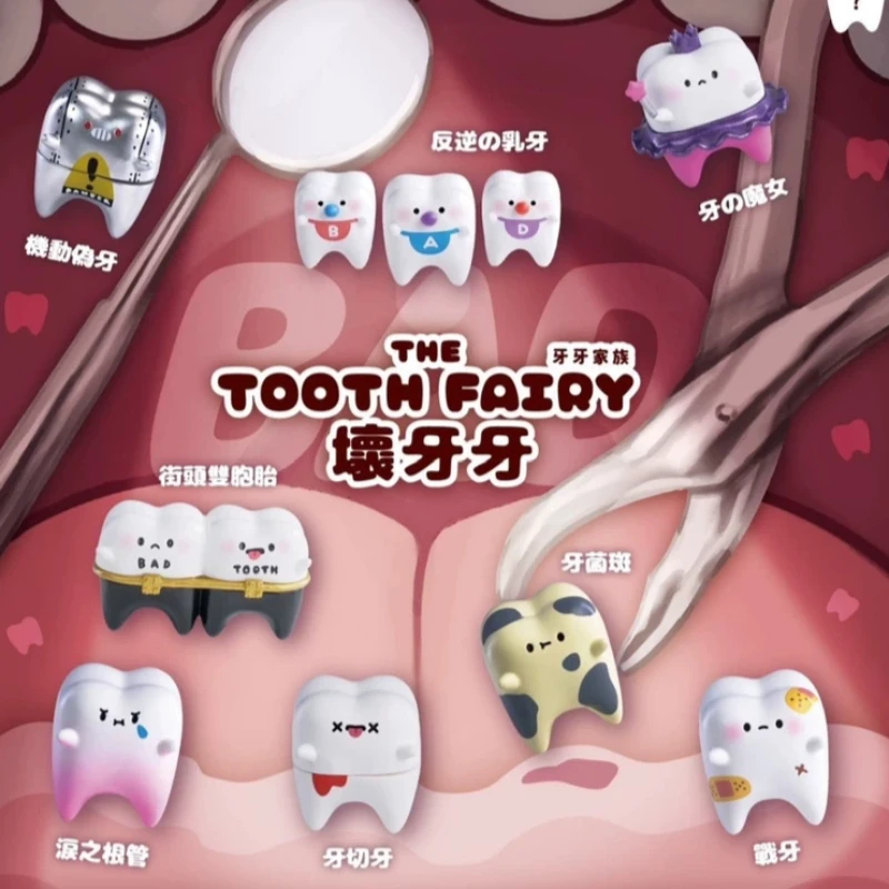 子供のためのブラインド歯の妖精の箱,ミニチュア歯のおもちゃ,カワイイ