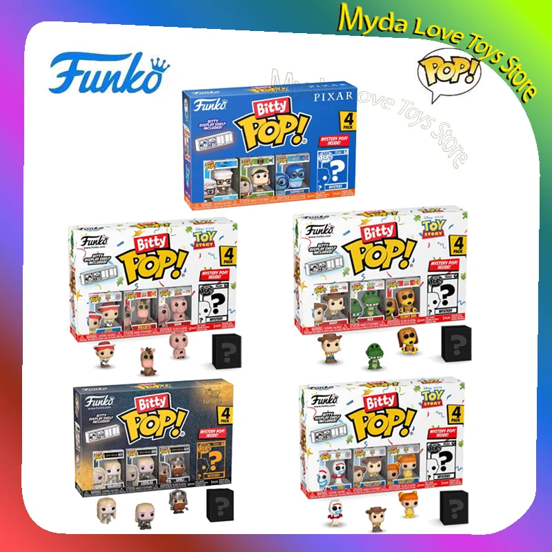 정품 Funko Pop 다양한 스타일 토이 스토리 픽사 미니 피규어, 애니메이션 인형 데스크탑 장식, 만화 액션 피규어 모델 선물