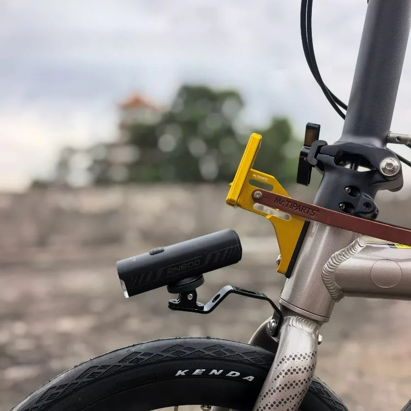 

Aluminum Alloy Folding Bike Frame Catch Riser Lightweight Accessory Mount for Elevated Lighting Position