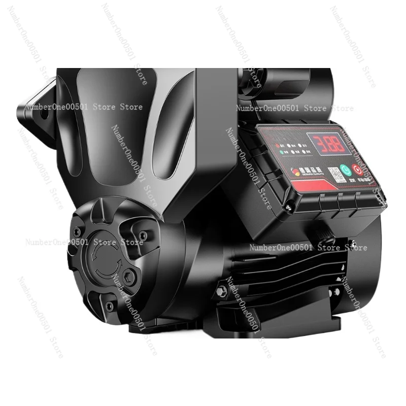 Digital Display Water Booster Pump Auto Self-Priming Ultra Quiet 60dB for Home Shower Well 110V-220V LCD Pressure Gauge