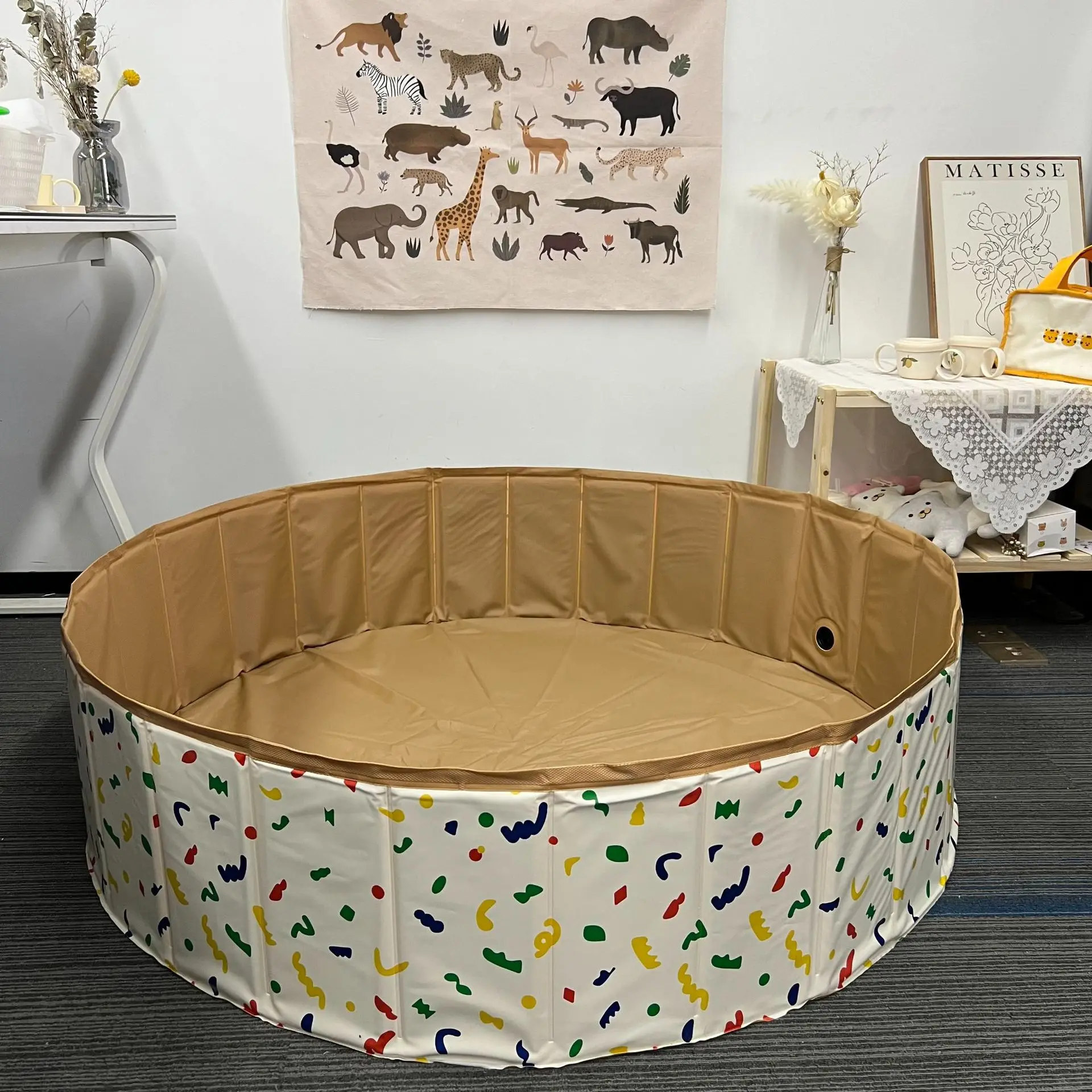 Piscine intérieure pour enfants, boules océaniques, piscine de jeu surdimensionnée, baignoire pliable pour bébé, piscine gonflable, bal