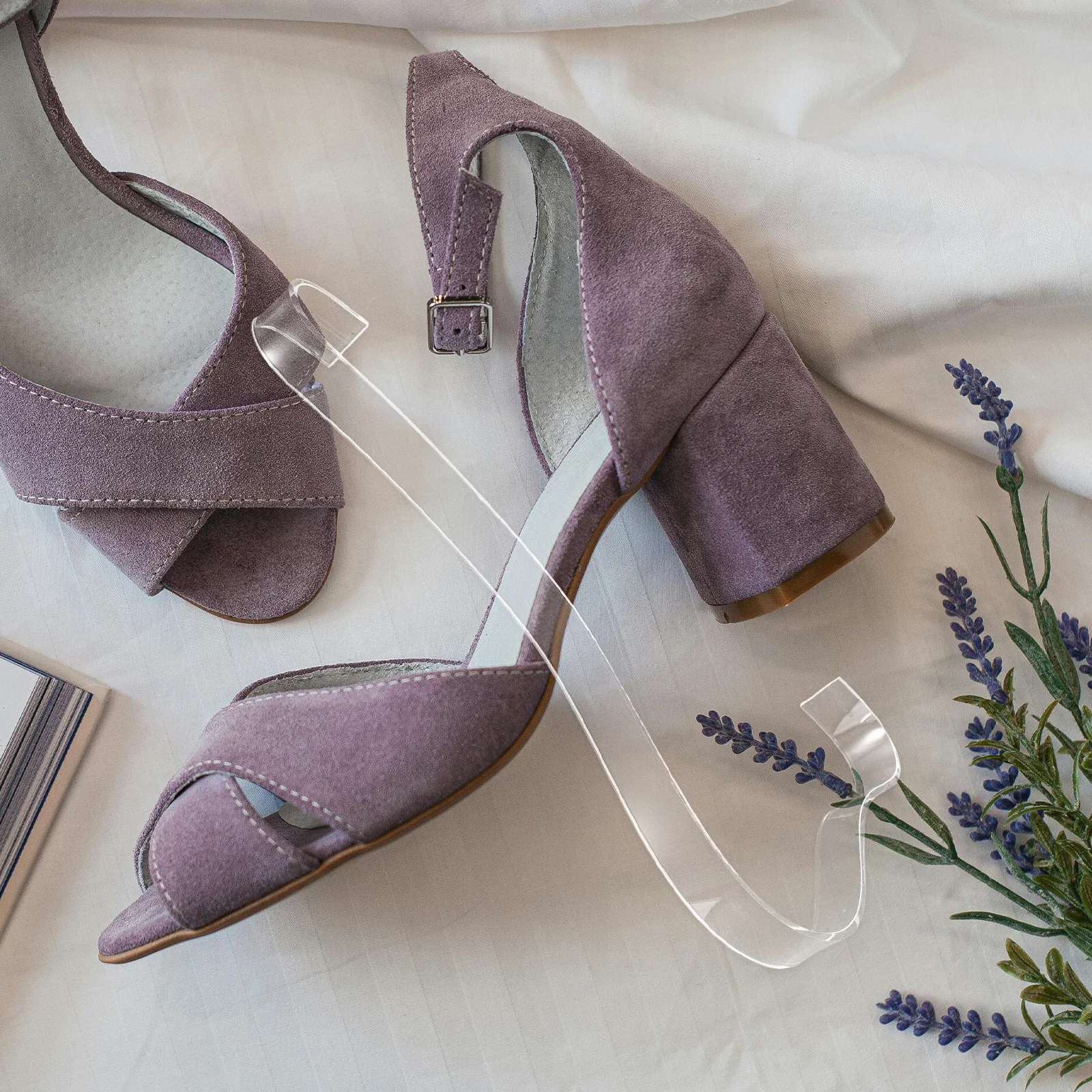 

10Pcs High Heels Shelf Clear Shoe Display Stands for Home Organization Freestanding Heel Rack Simple Multi-Tier Sandal Support