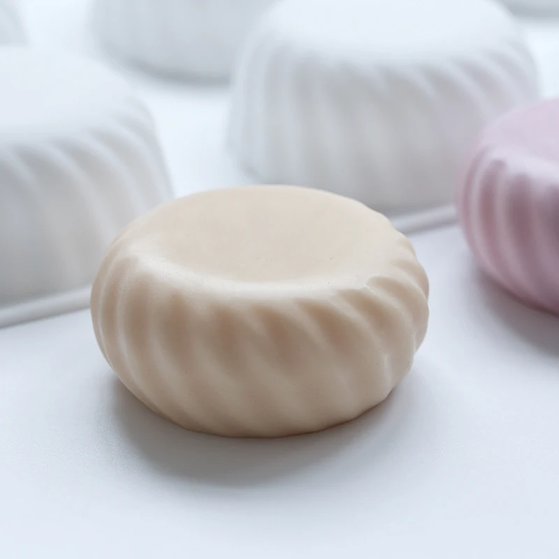 Round 6 Holes Gear Mousse Silicone Mold Handmade Soap Mold Bath Mold Sugarcraft Soap Making Supplies Chocolate Mold