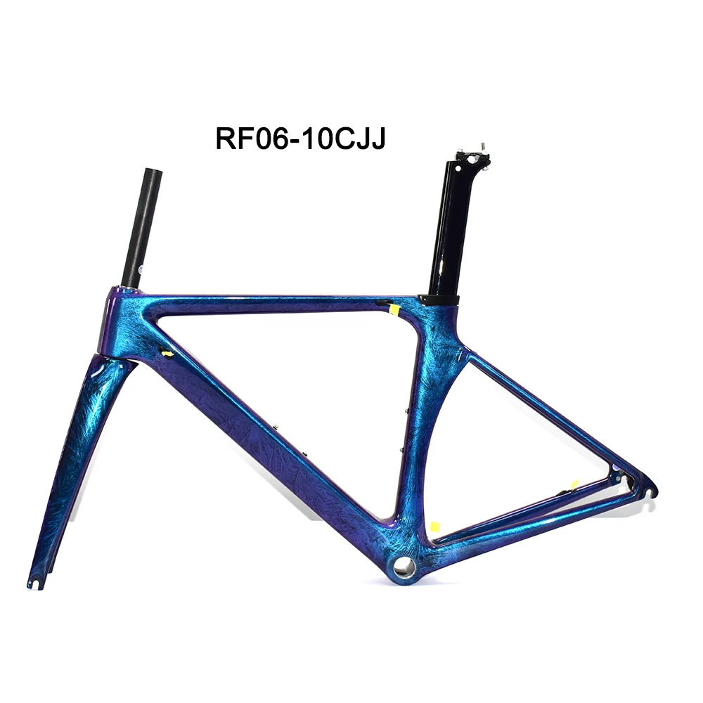 CECCOTTI-Carbon Road Bike Frame, Chameleon Bicycle Frame, T1000 AERO Design Bicycle, BB30/BSA, Racing Bike, Brand, 2024