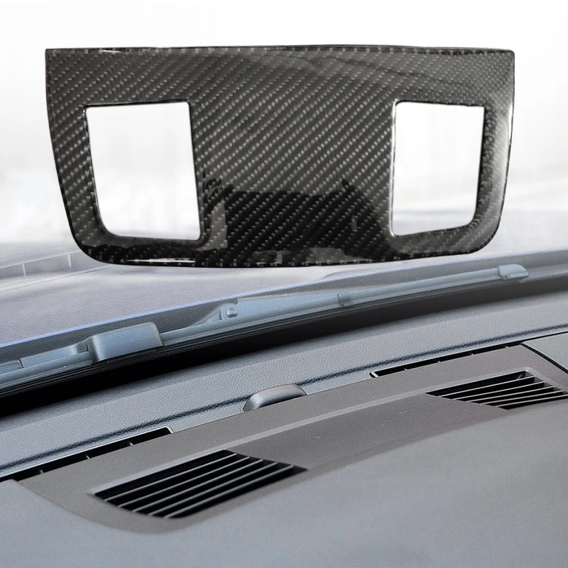 

For BMW 3 Series E90 2005 - 2009 2010 2011 2012 Carbon Fiber Car Interior Dashboard Air Conditioner Outlet Vent Cover Trim