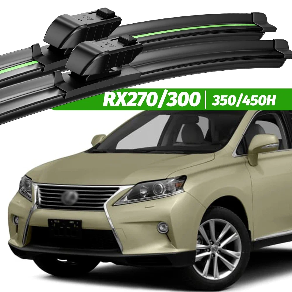 

For Lexus RX270 RX300 RX350 RX450H 2004-2022 2pcs Front Windshield Wiper Blades 2014 2016 2020 Windscreen Window Accessories