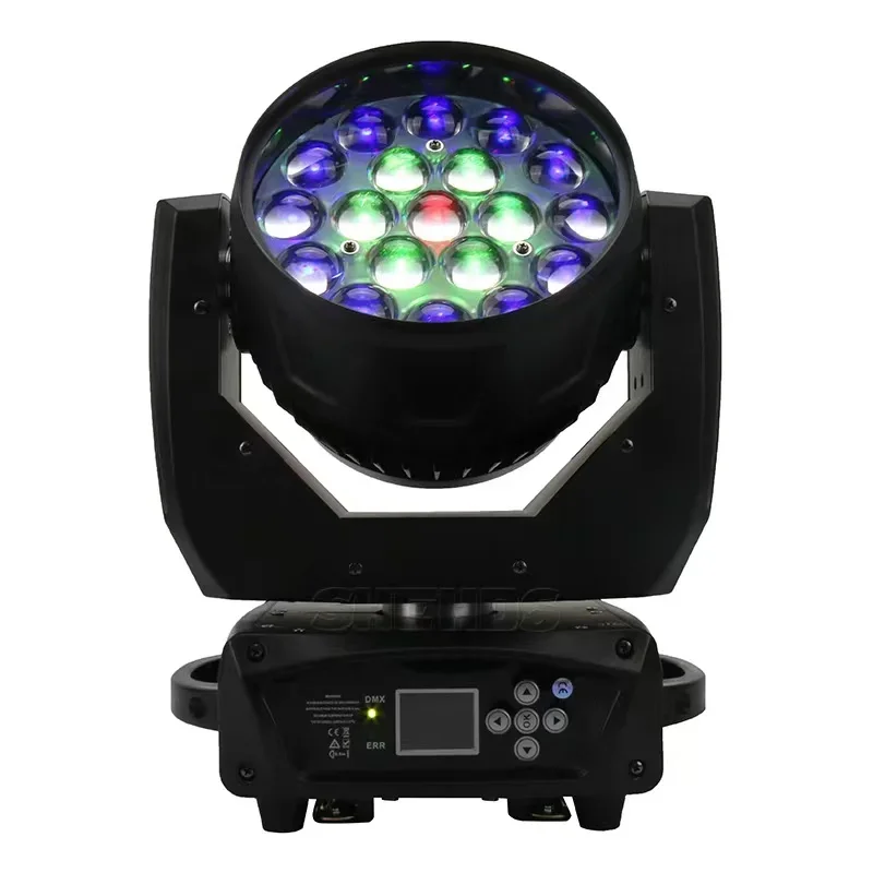 Cheap price 19x15W RGBW LED beam wash zoom moving head stage lights