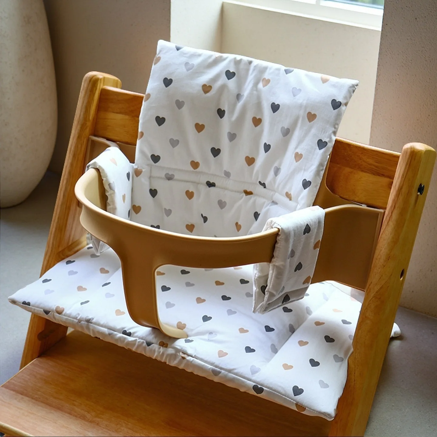 Somenie Baby Growth Chair Waterproof Cushion Children's Dining Chair Cushion Baby Dining Chair Cushion Chair Cover Accessories