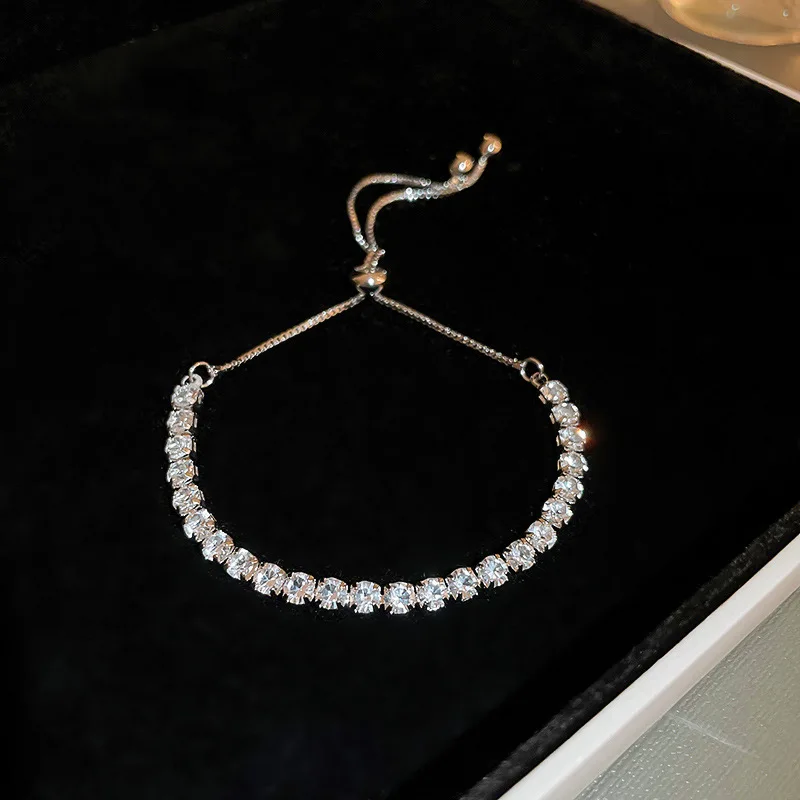 Golf Geometrie Verstelbare Armband Luxe Mode Strass Kristal Armbanden Vrouwen Bruiloft Polsband Sieraden