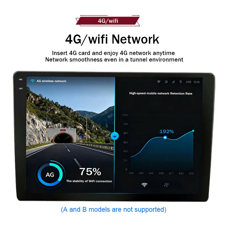 2 DIN اللاسلكية Carplay شاشة ستيريو الوسائط المتعددة الملاحة لاعب رئيس وحدة أندرويد 15 نظام تحديد المواقع لهوندا Stepwgn 2009-2015 راديو RHD