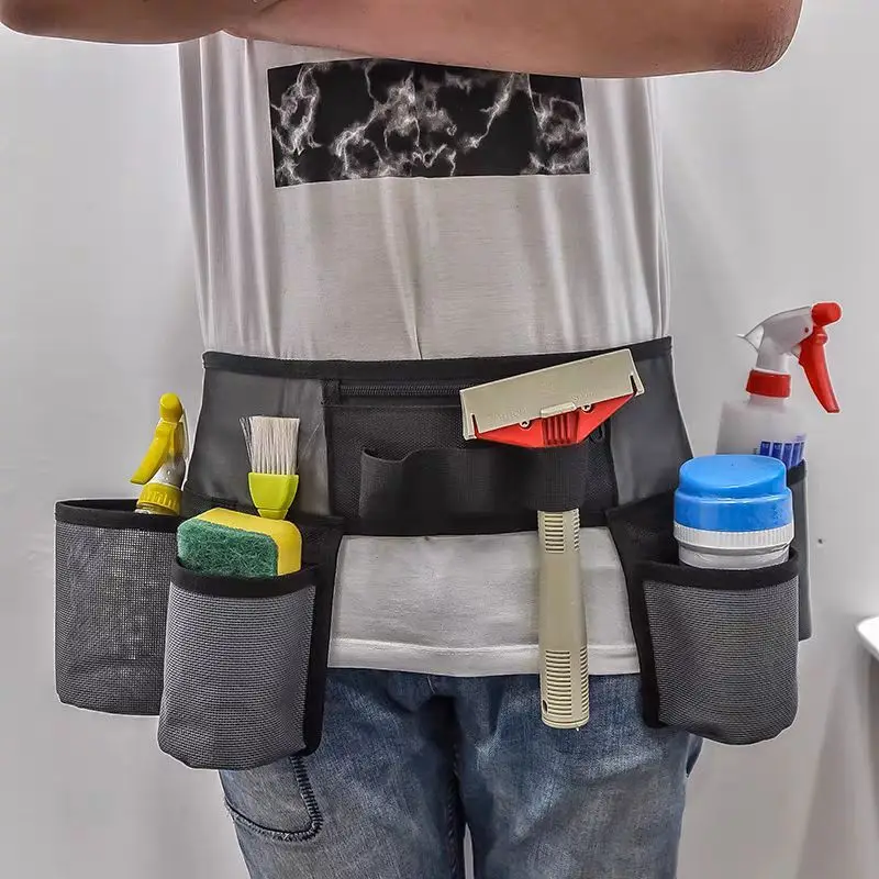 مجموعة أدوات صيانة الموظفين في الخدمة، حقيبة تخزين قابلة للتنفس، حقيبة فاني للتنظيف، مجموعة أدوات متينة متعددة الوظائف #1