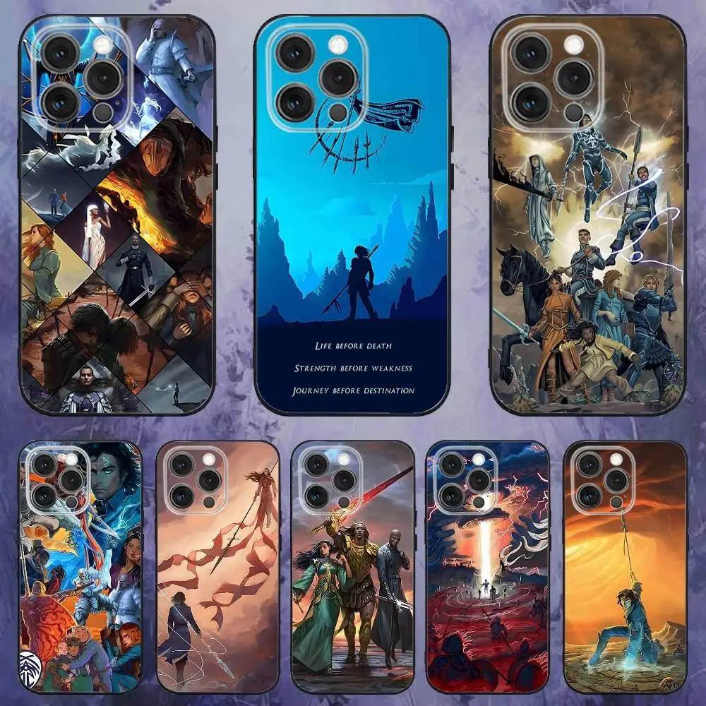 

The Stormlight Archive Knights Phone Case For iPhone 17,16,15,14,13,12,Pro,Max,Plus,E,SE4,Air,Mini Black Soft Box