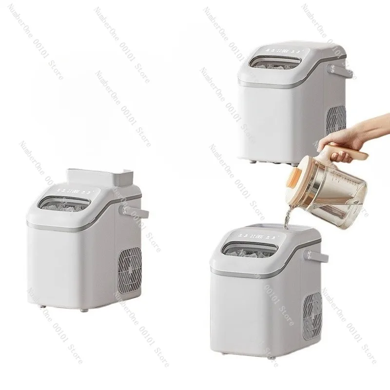 Fully Automatic Ice Block Machine, Small Household and Commercial Ice Maker, Ice Cream Shop Equipment, High-Efficiency